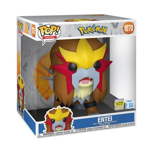 Funko Pop Pokemon - Entei 10 Pulgadas exclusivo SDCC #1070