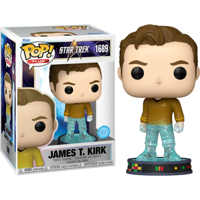 Funko Pop Star Trek - James Kirk en transportador Plus #1689