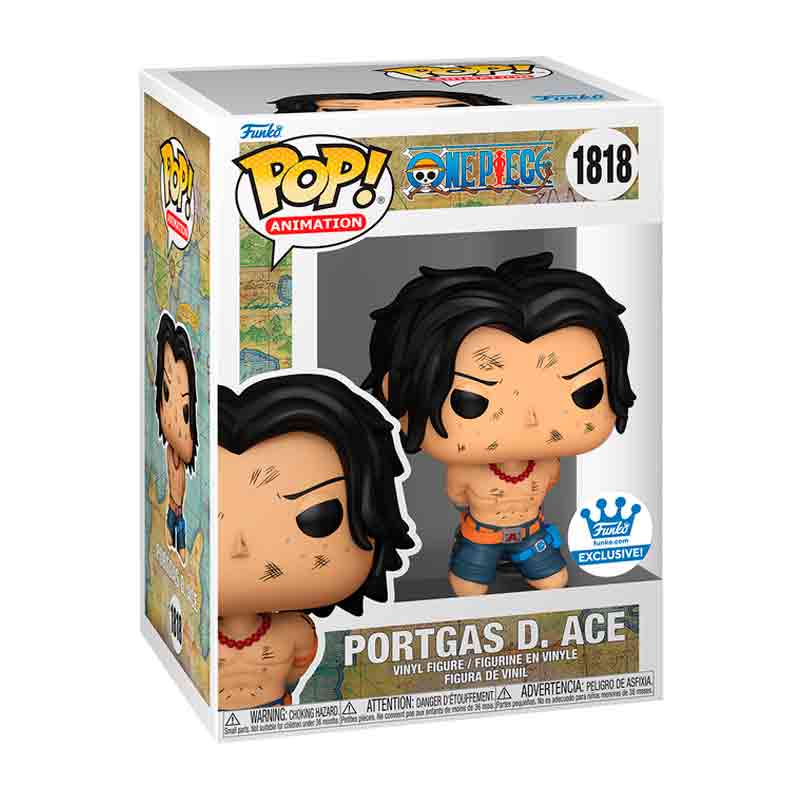 Funko Pop One Piece - Portgas D Ace exclusivo Funko Shop #1818
