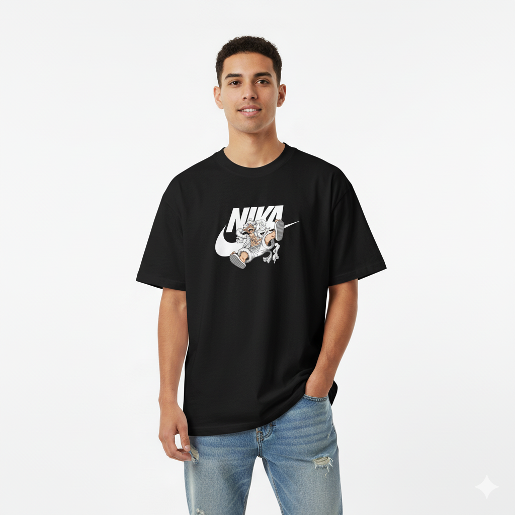 Polo One Piece - Nika color Negro