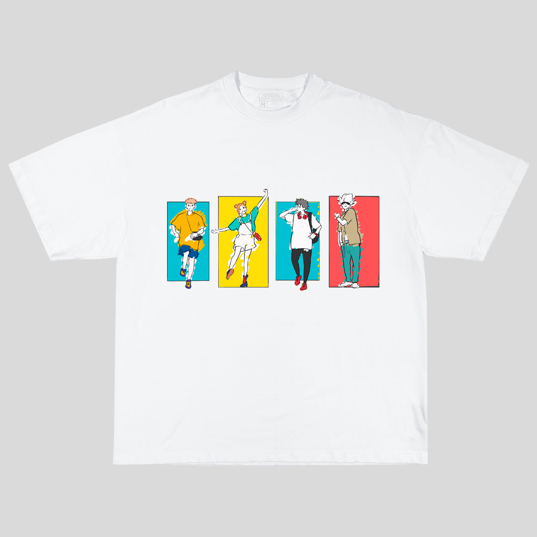 Polo Anime Jujutsu Kaisen Ending Blanco