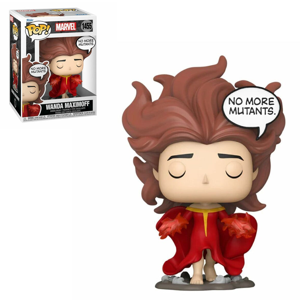 Funko Pop! Comics: Marvel - Wanda Maximoff (No More Mutants) #1455 Bobble-Head Vinyl Figure