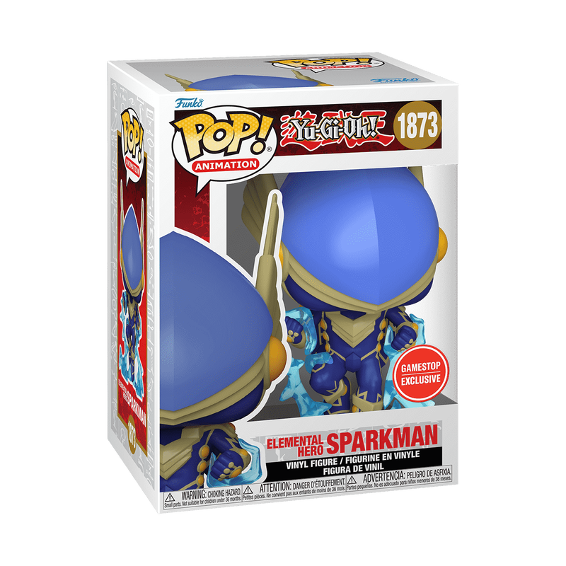 Funko Pop Yugioh - Elemental Hero Sparkman exclusivo Gamestop #1873