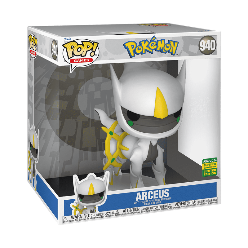 Funko Pop Pokemon - Arceus 10" Pulgadas exclusivo SDCC 2024 #940