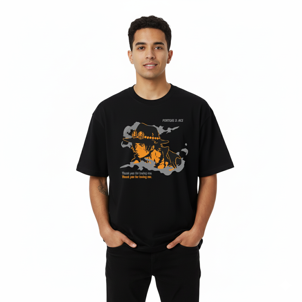 Polo Anime One Piece - Portgas D Ace