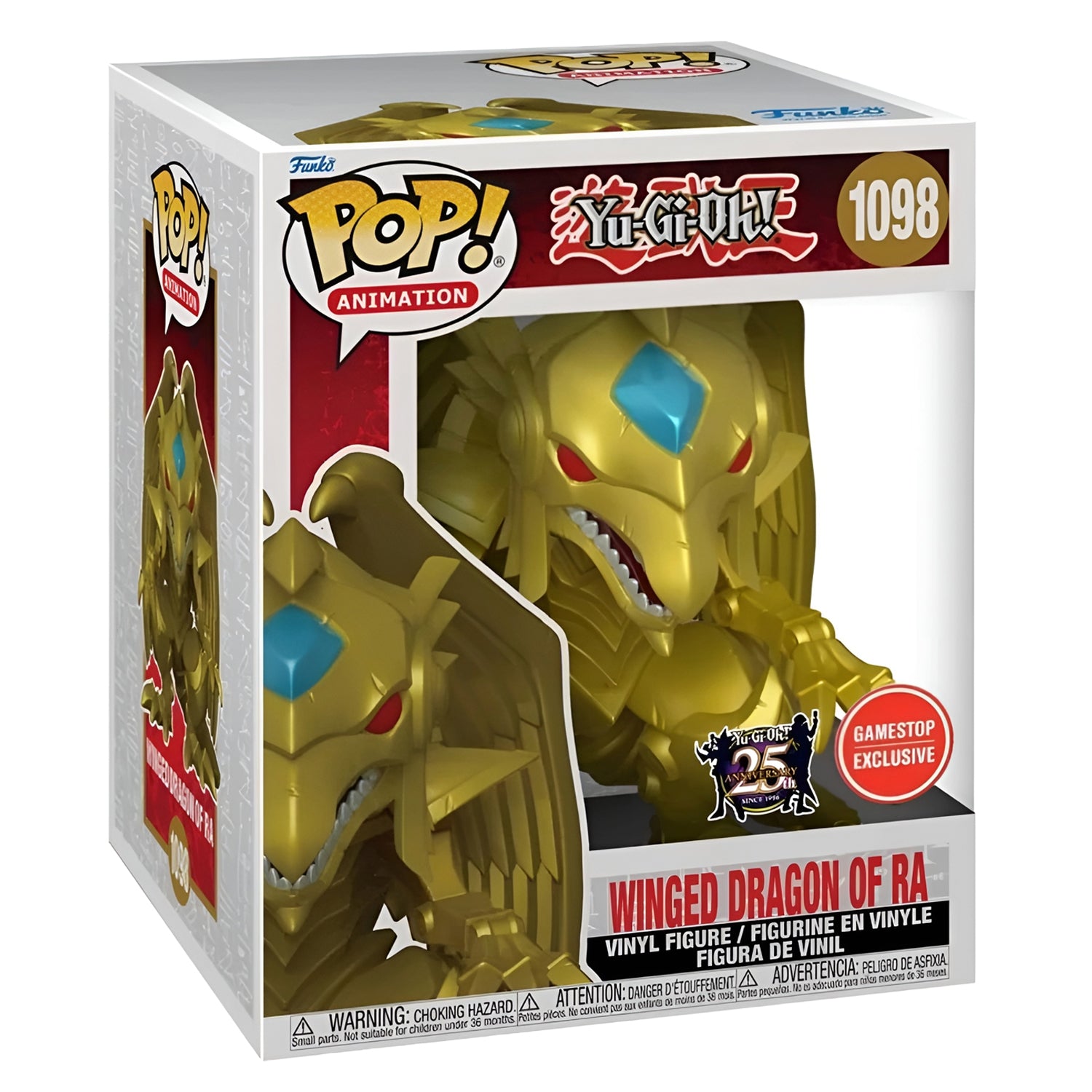 Funko Pop Yugioh - Dragon Alado de Ra 6" Pulgadas Exclusivo Gamestop #1098