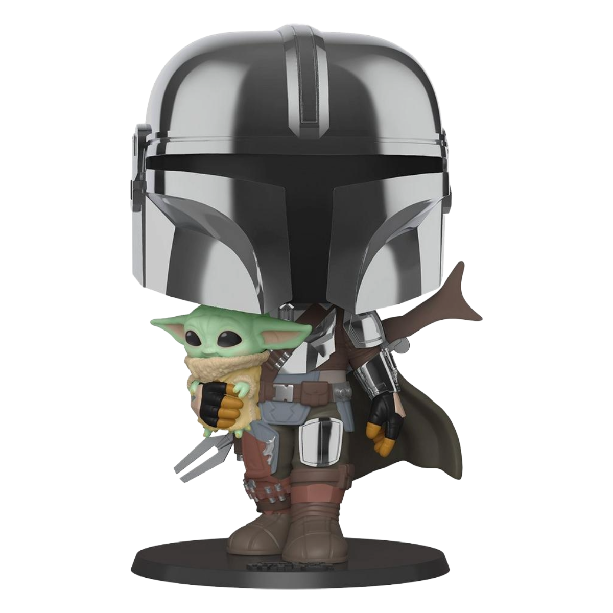 Funko Pop The Mandalorian - El Mandaloriano con el niño 10" Pulgadas #380