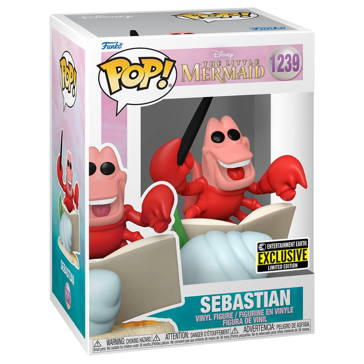 Funko Pop La Sirenita - Sebastian Exclusivo EE #1239