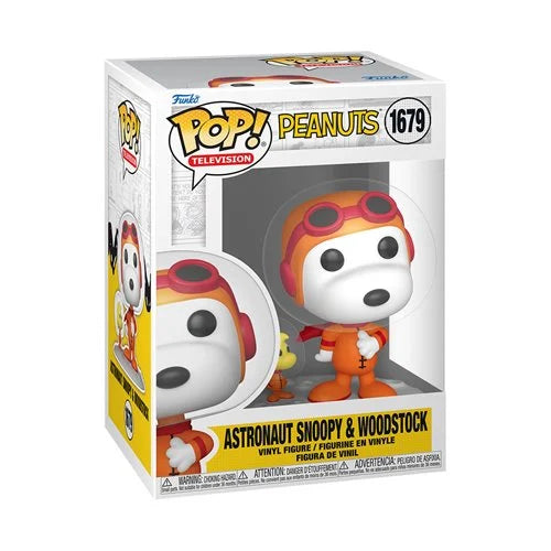 Funko Pop Peanuts - Snoopy Astronauta con Woodstock #1679