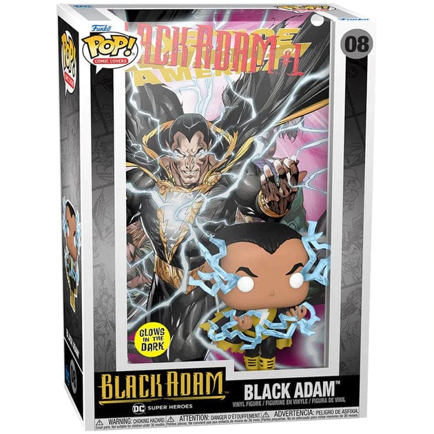 [Pre-venta] Funko Pop DC Comics - Black Adam Comic Cover (Brilla en la Oscuridad) #08