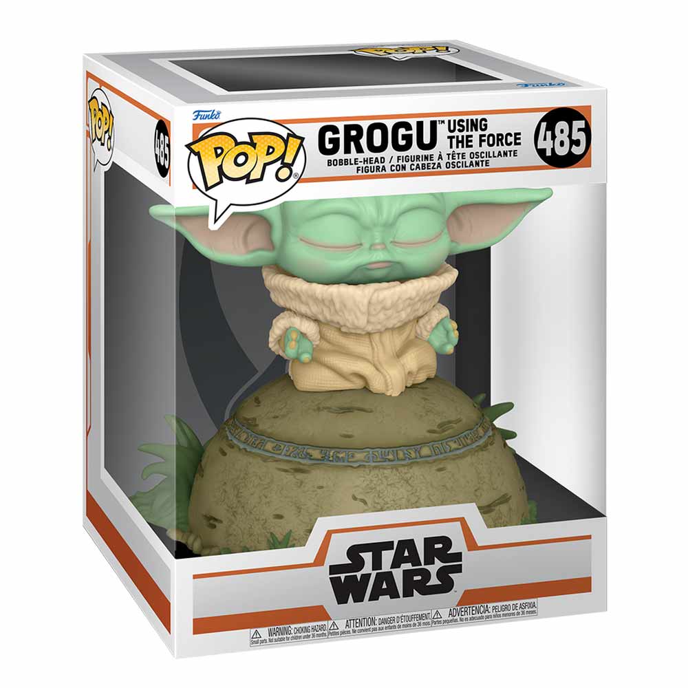 Funko Pop! The Mandalorian - Grogu usando la Fuerza con Luces y Sonido #485