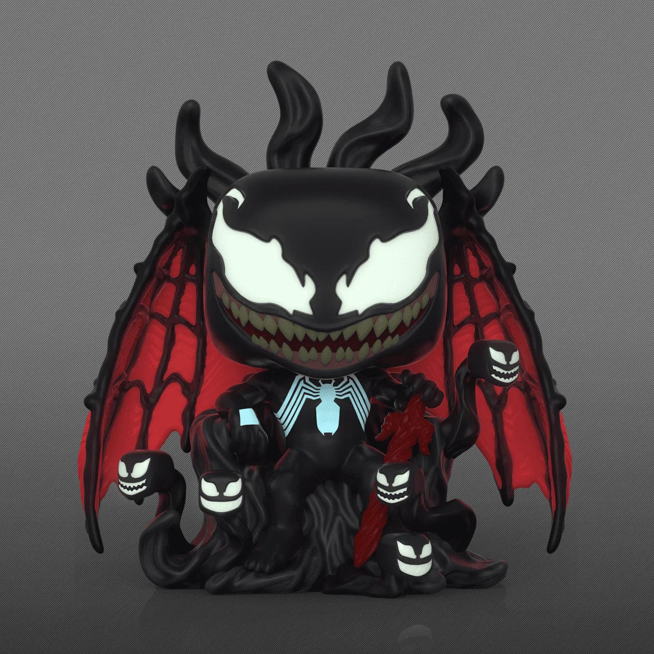 Funko Pop Marvel - Venom en Trono (Brilla en la Oscuridad) exclusivo Comic Con Lima #965