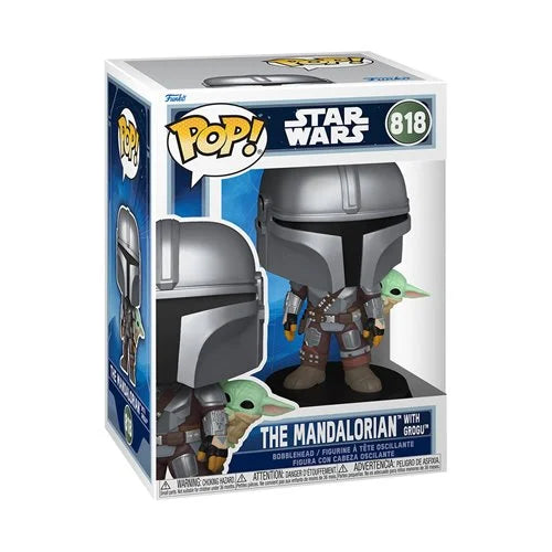 [Pre-venta] Funko Pop The Mandalorian y Grogu - Mandalorian con Grogu #818 - Pop Hunters