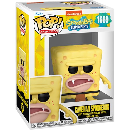 [Pre-venta] Funko Pop Bob Esponja - Bob Esponja Cavernicola #1669