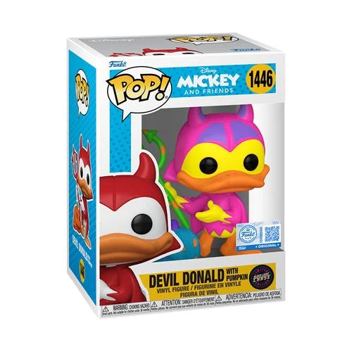 Funko Pop Mickey y sus amigos - Devil Donald (Chase) #1446