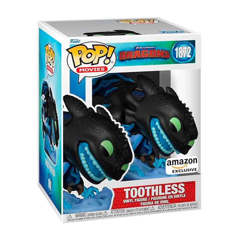 Funko Pop Como Entrenar a tu Dragon - Chimuelo con Rayos Exclusivo Amazon #1872