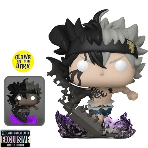 Funko Pop Black Clover - Black Asta (Brilla en la Oscuridad) exclusivo EE #1556