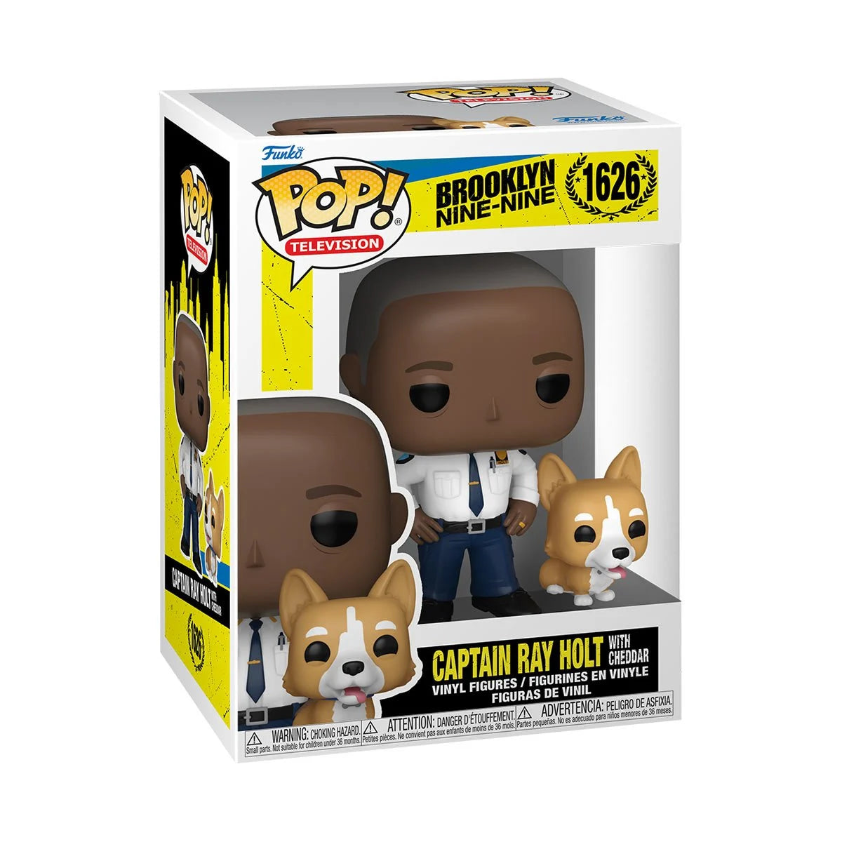 Funko Pop Brooklyn Nine-Nine - Capitan Ray Holt con Cheddar #1626