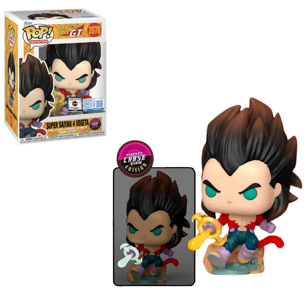 Funko Pop Dragon Ball GT - Super Saiyan 4 Vegeta Flocked Chase #2078