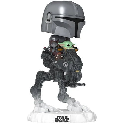 [Pre-venta] Funko Pop The Mandalorian y Grogu - Mandalorian y Grogu en AT-AT #837 - Pop Hunters