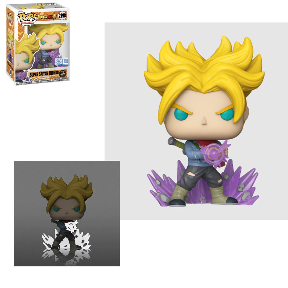 Funko Pop Dragon Ball - Super Saiyan Trunks Chase #2198
