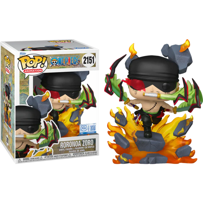 Funko Pop One Piece - Roronoa Zoro King of Hell exclusivo Gamestop #2151 - Pop Hunters