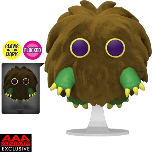 Funko Pop Yugioh! - Kuriboh Flocked (Brilla en la Oscuridad) exclusivo AAA Anime #1455