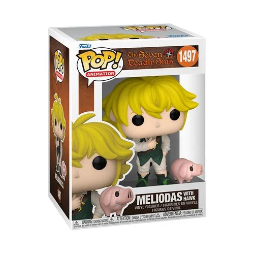 Funko Pop Los Siete Pecados Capitales - Meliodas con Hawk #1497