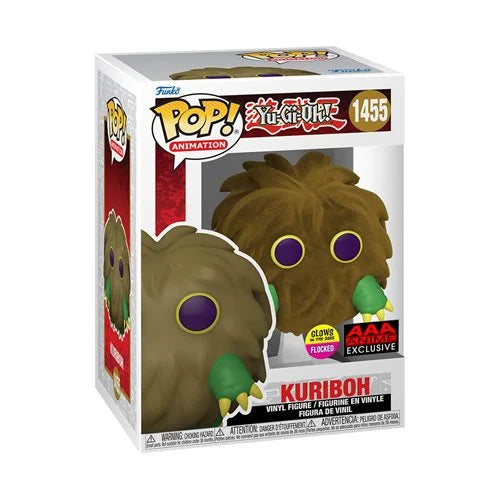Funko Pop Yugioh! - Kuriboh Flocked (Brilla en la Oscuridad) exclusivo AAA Anime #1455
