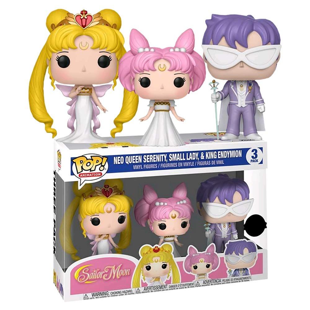 Funko Pop Sailor Moon - Neo Queen Serenity, Small Lady & King Endymion 3-Pack