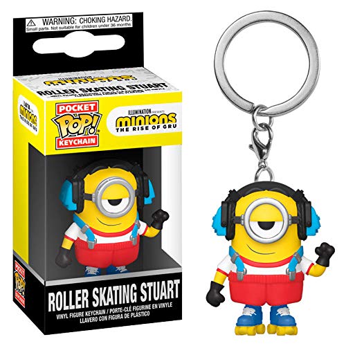 Funko Pop llavero Minions - The Rise of Gru Roller Skating Stuart