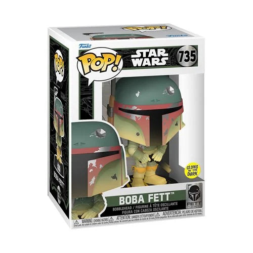 Funko Pop Star Wars Legado Fett - Boba Fett (Brilla en la Oscuridad) #735