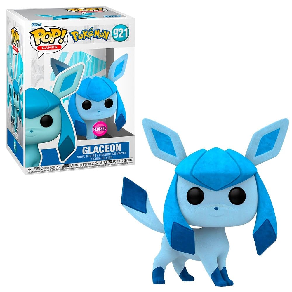 Funko Pop Pokemon - Glaceon (Flocked) #921