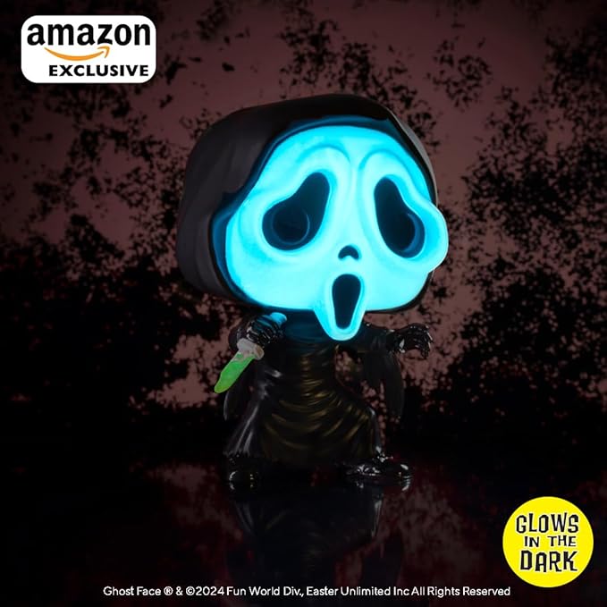 Funko Pop Scream - Ghost Face (Brilla en la Oscuridad) exclusivo Amazon #1607