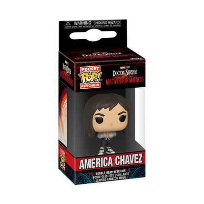 Funko Pop llavero Doctor Strange in the Multiverse of Madness - America Chavez