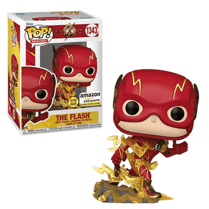 Funko Pop The Flash - The Flash (Brilla en la Oscuridad) exclusivo Amazon #1343