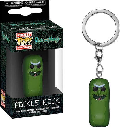 Funko Pop llavero Ricky & Morty - Rick Pepinillo - Pop Hunters