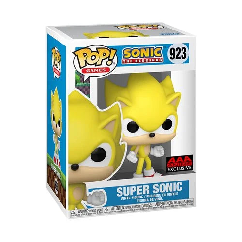 [Pre-venta] Funko Pop Sonic - Super Sonic exclusivo AAA Anime #923