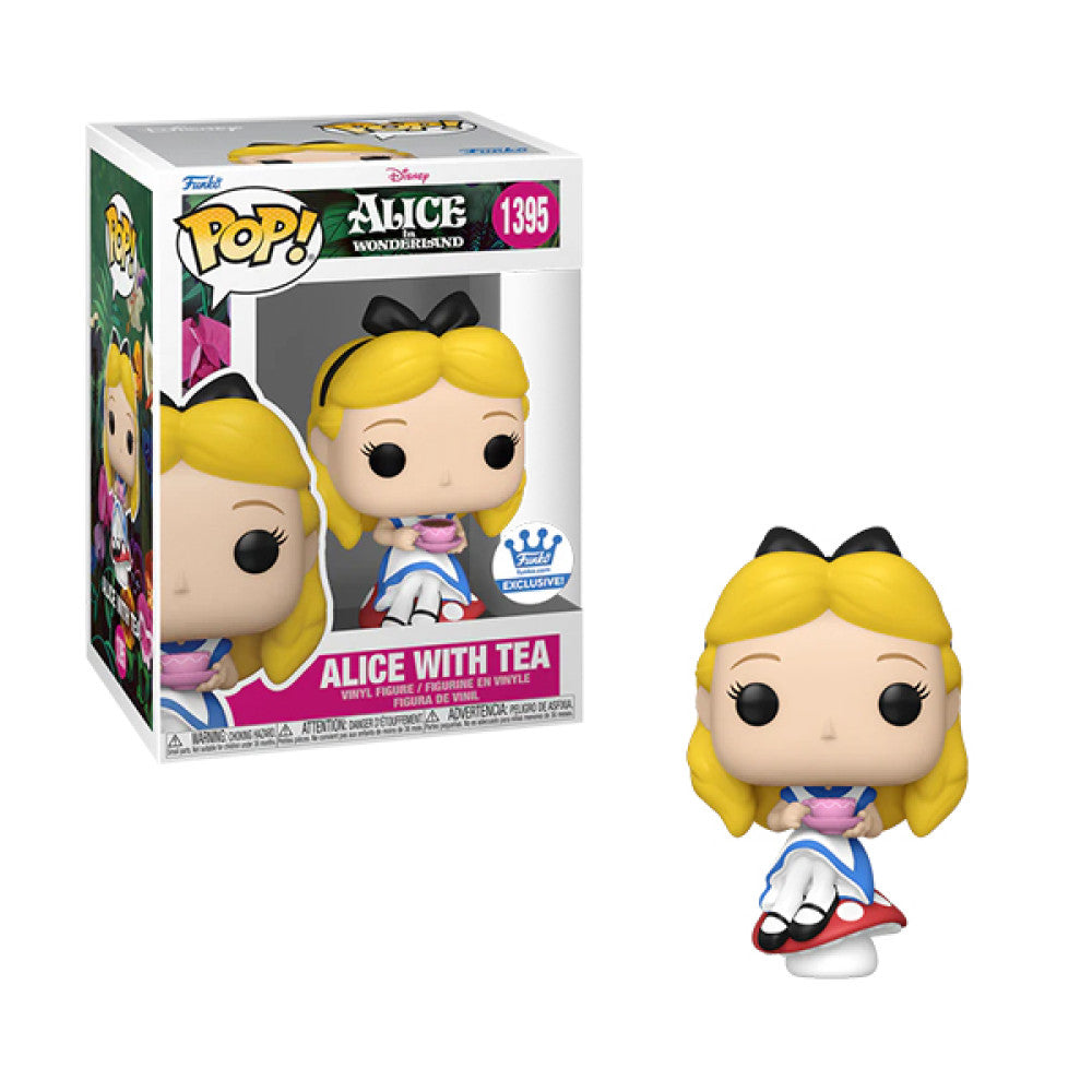 Funko Pop Alicia en el Pais de las Maravillas - Alicia tomando te exclusivo Funko Shop #1395