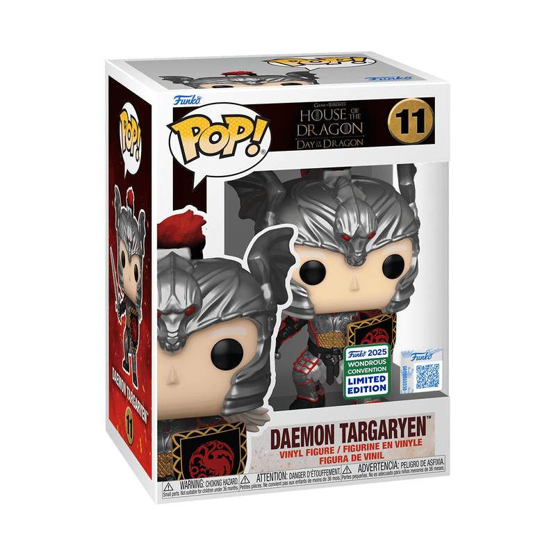 Funko Pop House of the Dragon - Daemon Targaryen exclusivo Wonder Con #11