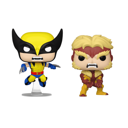 Funko Pop Marvel - Wolverine & Sabretooth 2-Pack