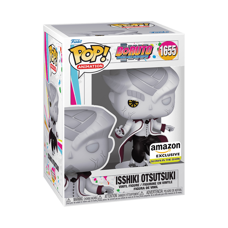 Funko Pop Boruto - Isshiki Otsutsuki (Brilla en la Oscuridad) exclusivo Amazon #1655