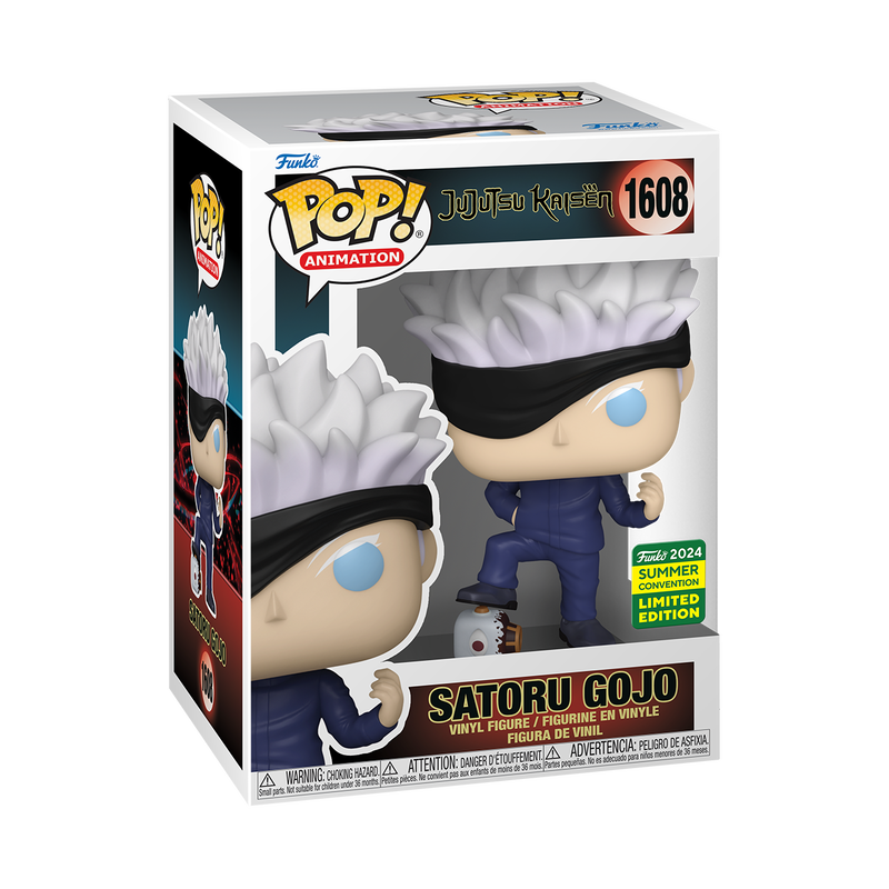 Funko Pop Jujutsu Kaisen - Satoru Gojo con cabeza de Jogo exclusivo SDCC 2024 #1608