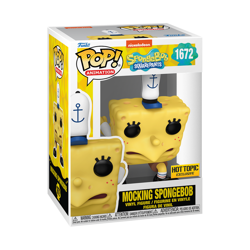 Funko Pop Bob Esponja - Bob Esponja Meme exclusivo Hot Topic #1672