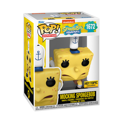 Funko Pop Bob Esponja - Bob Esponja Meme exclusivo Hot Topic #1672
