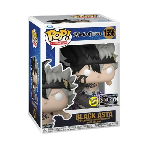 Funko Pop Black Clover - Black Asta (Brilla en la Oscuridad) exclusivo EE #1556
