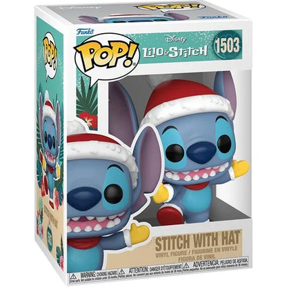 [Pre-venta] Funko Pop Lilo y Stitch - Stitch con gorro navideño #1503 - Pop Hunters