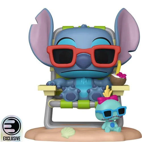 Funko Pop Lilo & Stitch - Stitch tomando sol exclusivo EE #1639