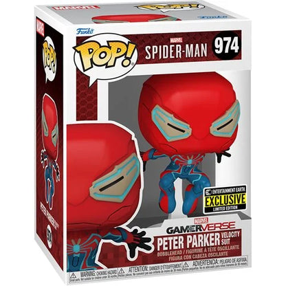 Funko Pop Spiderman 2 - Peter Parker Velocity Suit exclusivo EE #974