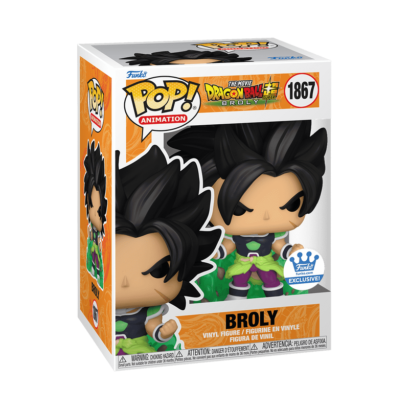 Funko Pop Dragon Ball - Broly exclusivo Funko #1867